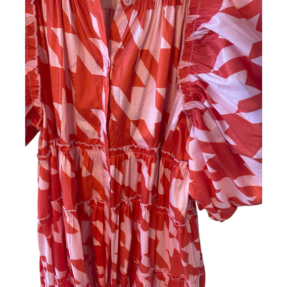 Love Dresses Love Highlight Pink And Red Houndstooth Dress Poshmark